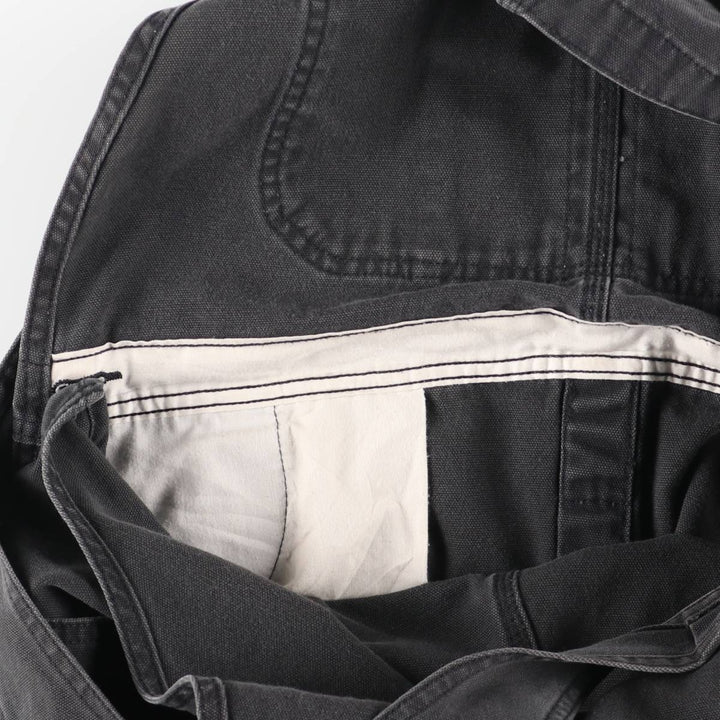 Dickies Big Size Duck Canvas Overalls for Men (equivalent to W40) unclear black type Vintage Second Hand