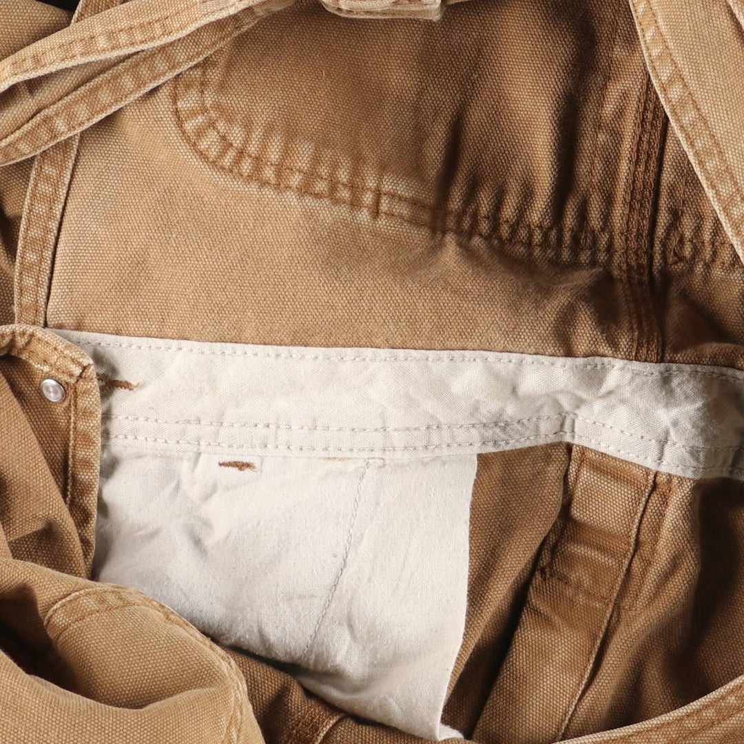 Dickies duck overalls, men's size W32 (approx.) cotton brown type Vintage Second Hand