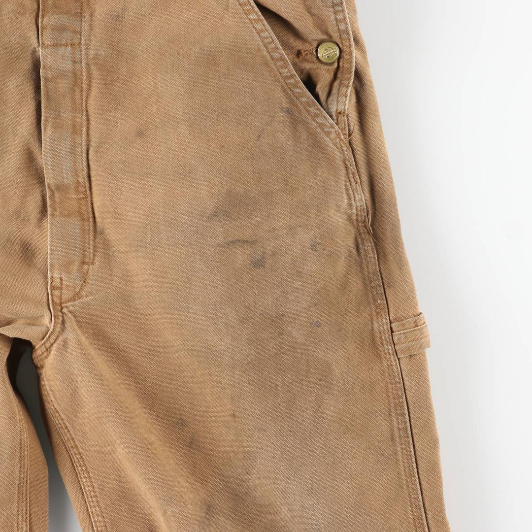 Dickies duck overalls, men's size W32 (approx.) cotton brown type Vintage Second Hand