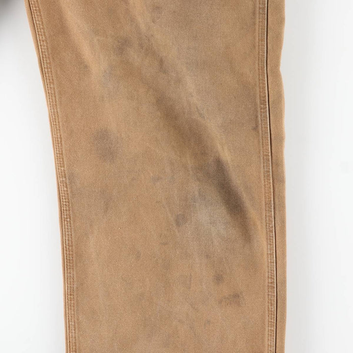 Dickies duck overalls, men's size W32 (approx.) cotton brown type Vintage Second Hand