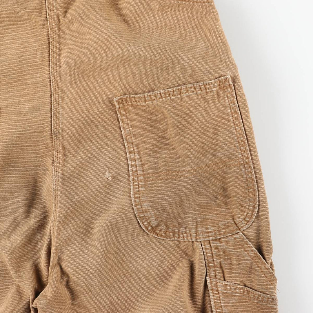Dickies duck overalls, men's size W32 (approx.) cotton brown type Vintage Second Hand
