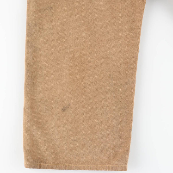 Dickies duck overalls, men's size W32 (approx.) cotton brown type Vintage Second Hand