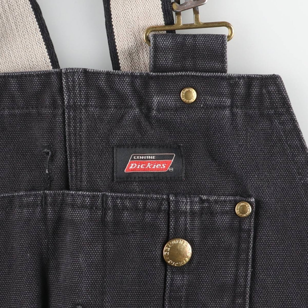 Dickies Duck Overalls Men's Size W35 cotton black type Vintage Second Hand