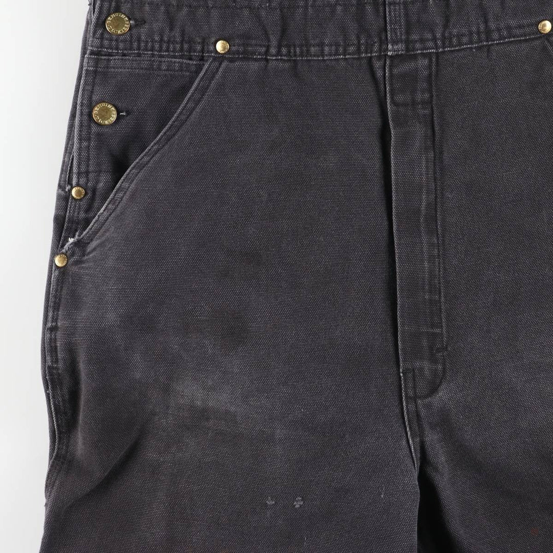 Dickies Duck Overalls Men's Size W35 cotton black type Vintage Second Hand
