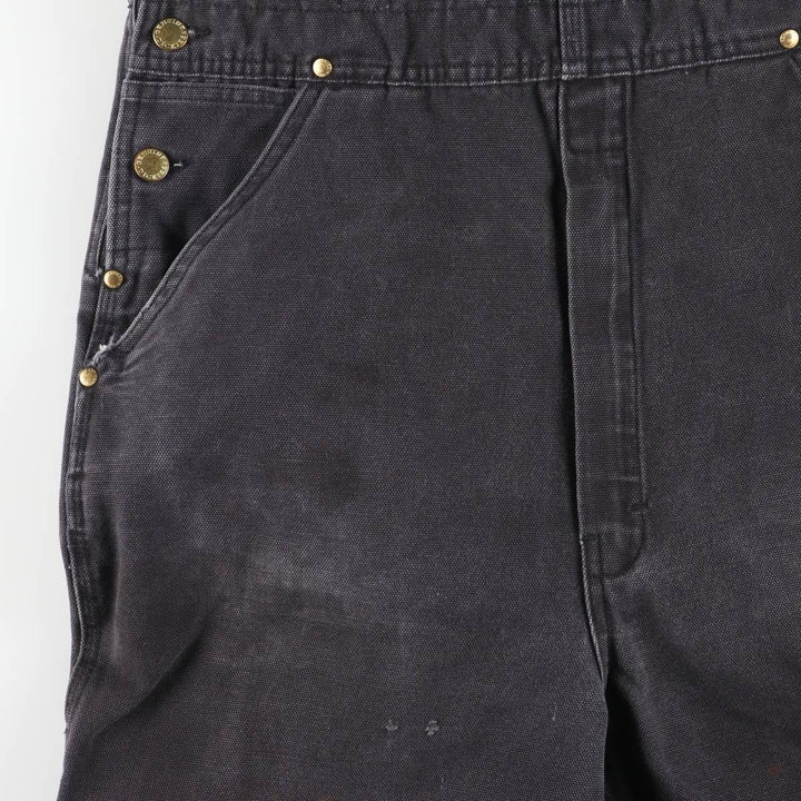 Dickies Duck Overalls Men's Size W35 cotton black type Vintage Second Hand