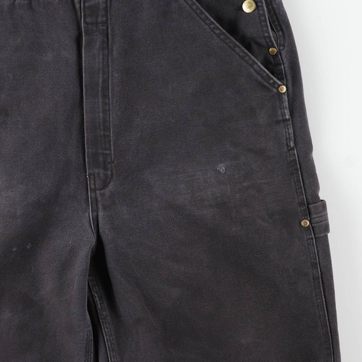 Dickies Duck Overalls Men's Size W35 cotton black type Vintage Second Hand