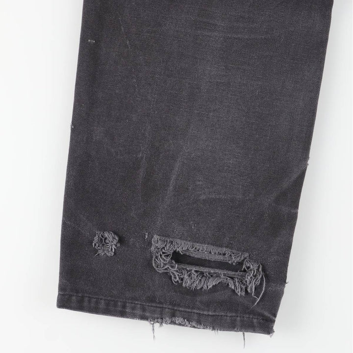 Dickies Duck Overalls Men's Size W35 cotton black type Vintage Second Hand