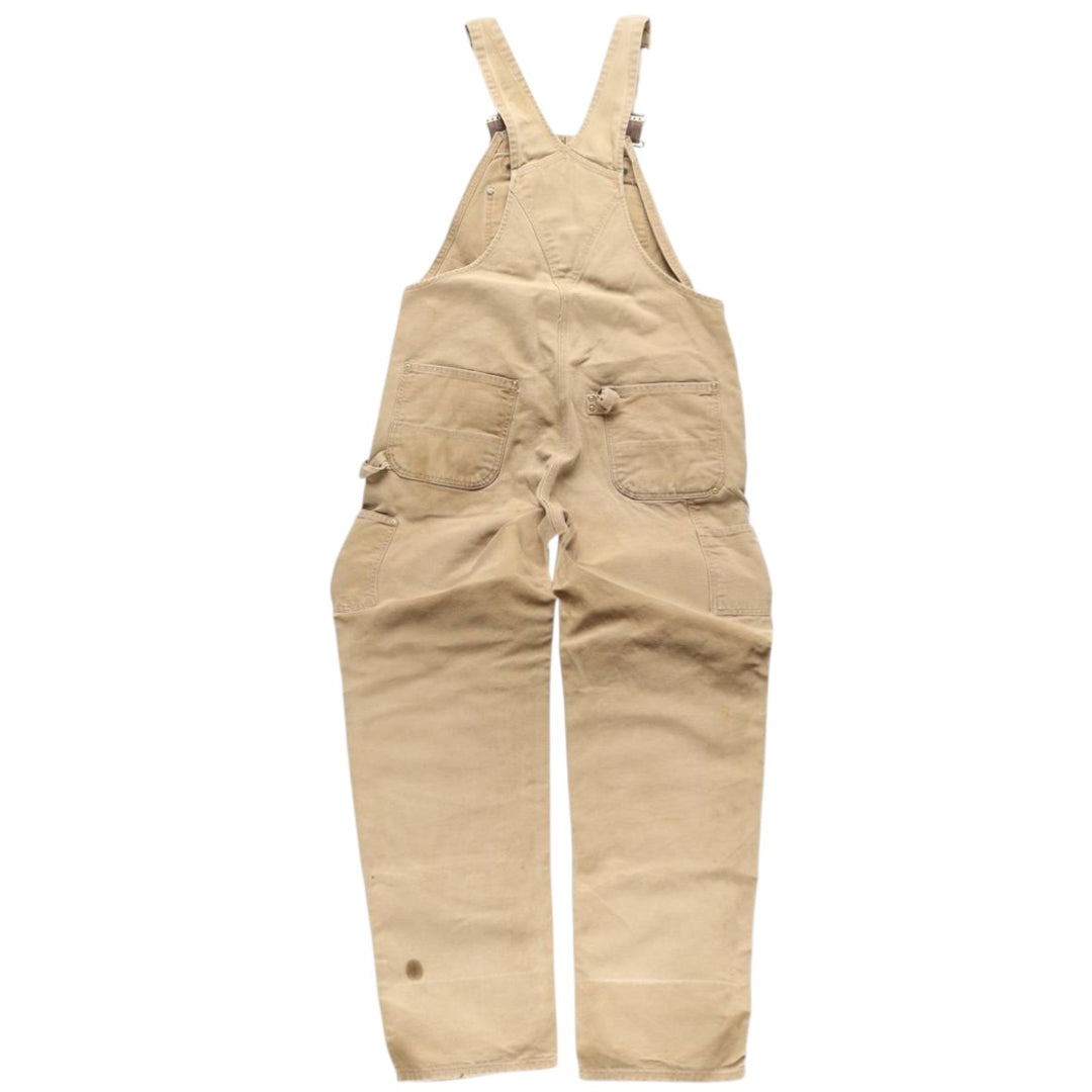 Carhartt Double Knee Duck Overalls for Men (W37 equivalent) unclear Beige type Vintage Second Hand
