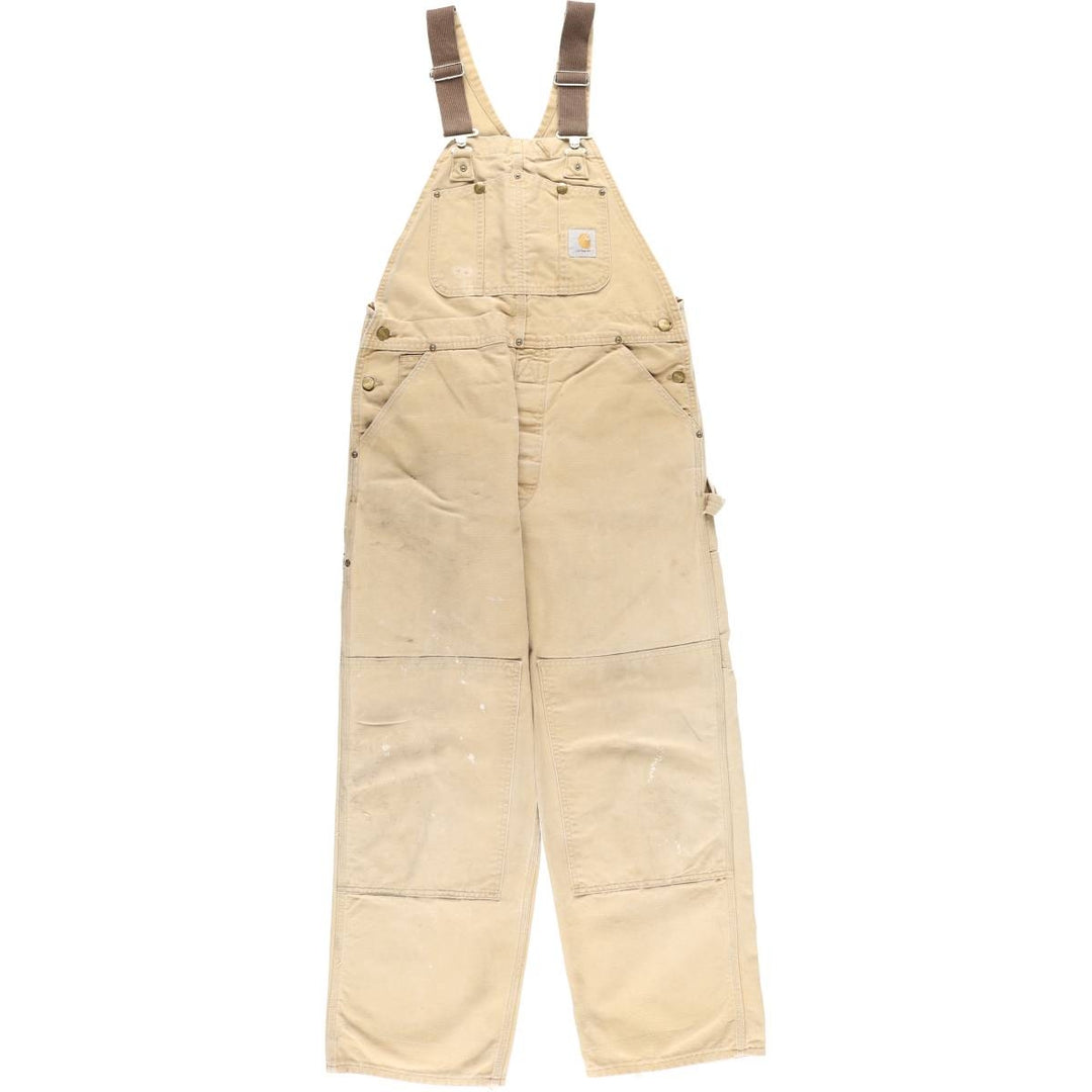 Carhartt Double Knee Duck Overalls for Men (W36 equivalent) unclear beige type brown Vintage Second Hand