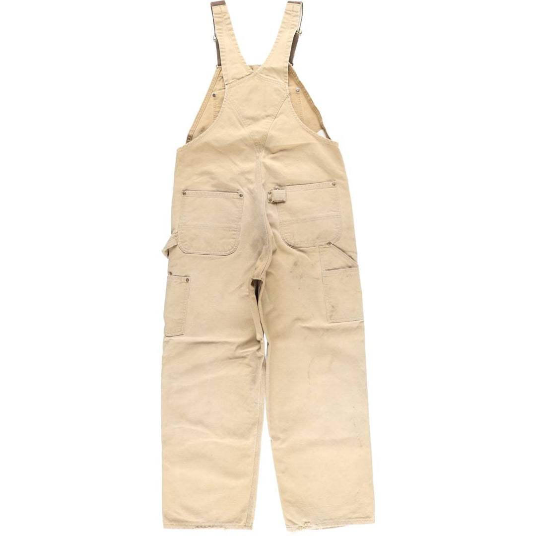 Carhartt Double Knee Duck Overalls for Men (W36 equivalent) unclear beige type brown Vintage Second Hand