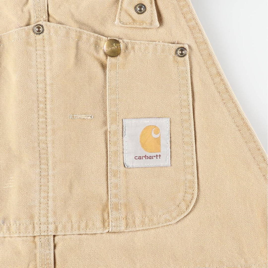 Carhartt Double Knee Duck Overalls for Men (W36 equivalent) unclear beige type brown Vintage Second Hand