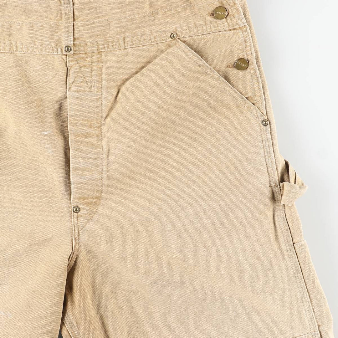 Carhartt Double Knee Duck Overalls for Men (W36 equivalent) unclear beige type brown Vintage Second Hand