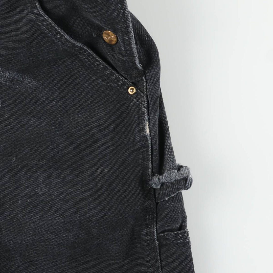 Carhartt Double Knee Duck Overalls, Men's, Size W35 unclear black type Vintage Second Hand