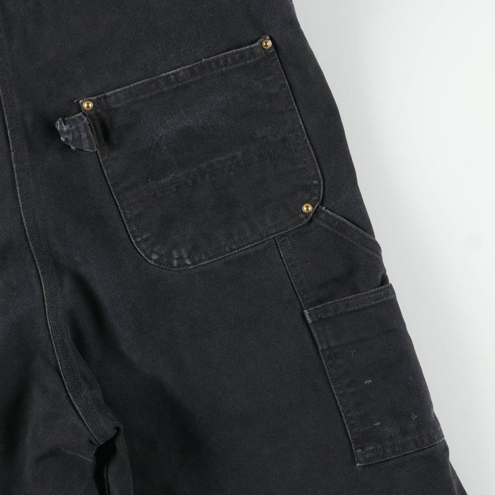 Carhartt Double Knee Duck Overalls, Men's, Size W35 unclear black type Vintage Second Hand