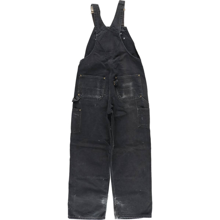 Carhartt Double Knee Duck Overalls for Men (W34 equivalent) unclear black type Vintage Second Hand