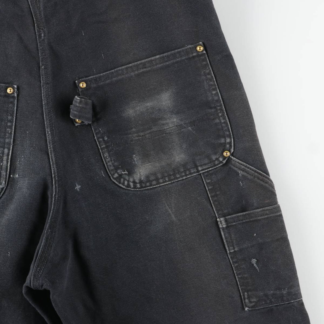 Carhartt Double Knee Duck Overalls for Men (W34 equivalent) unclear black type Vintage Second Hand