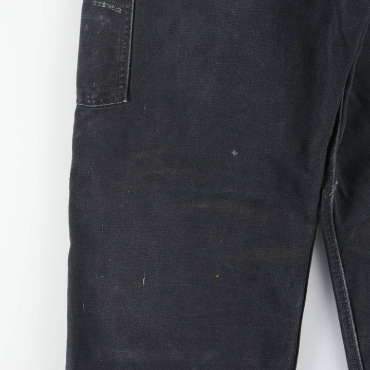 Carhartt Double Knee Duck Overalls for Men (W34 equivalent) unclear black type Vintage Second Hand