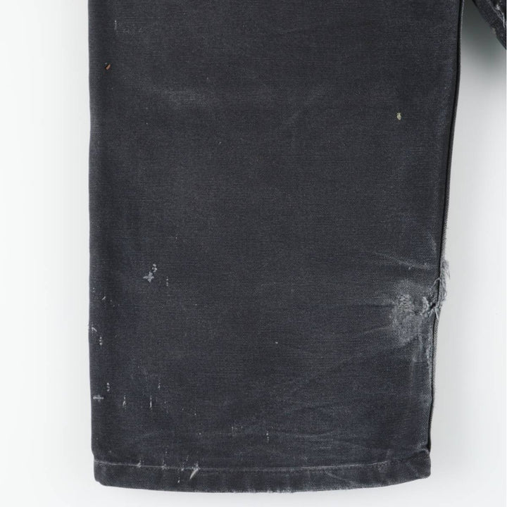 Carhartt Double Knee Duck Overalls for Men (W34 equivalent) unclear black type Vintage Second Hand