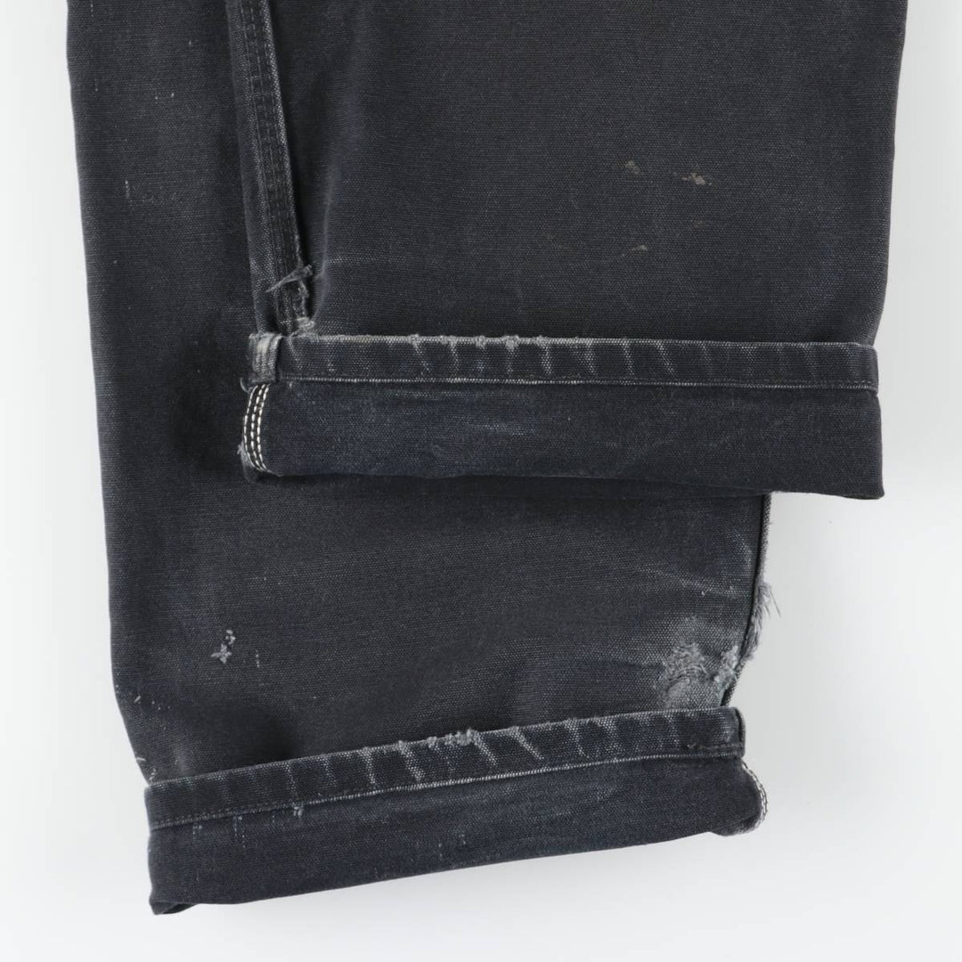 Carhartt Double Knee Duck Overalls for Men (W34 equivalent) unclear black type Vintage Second Hand