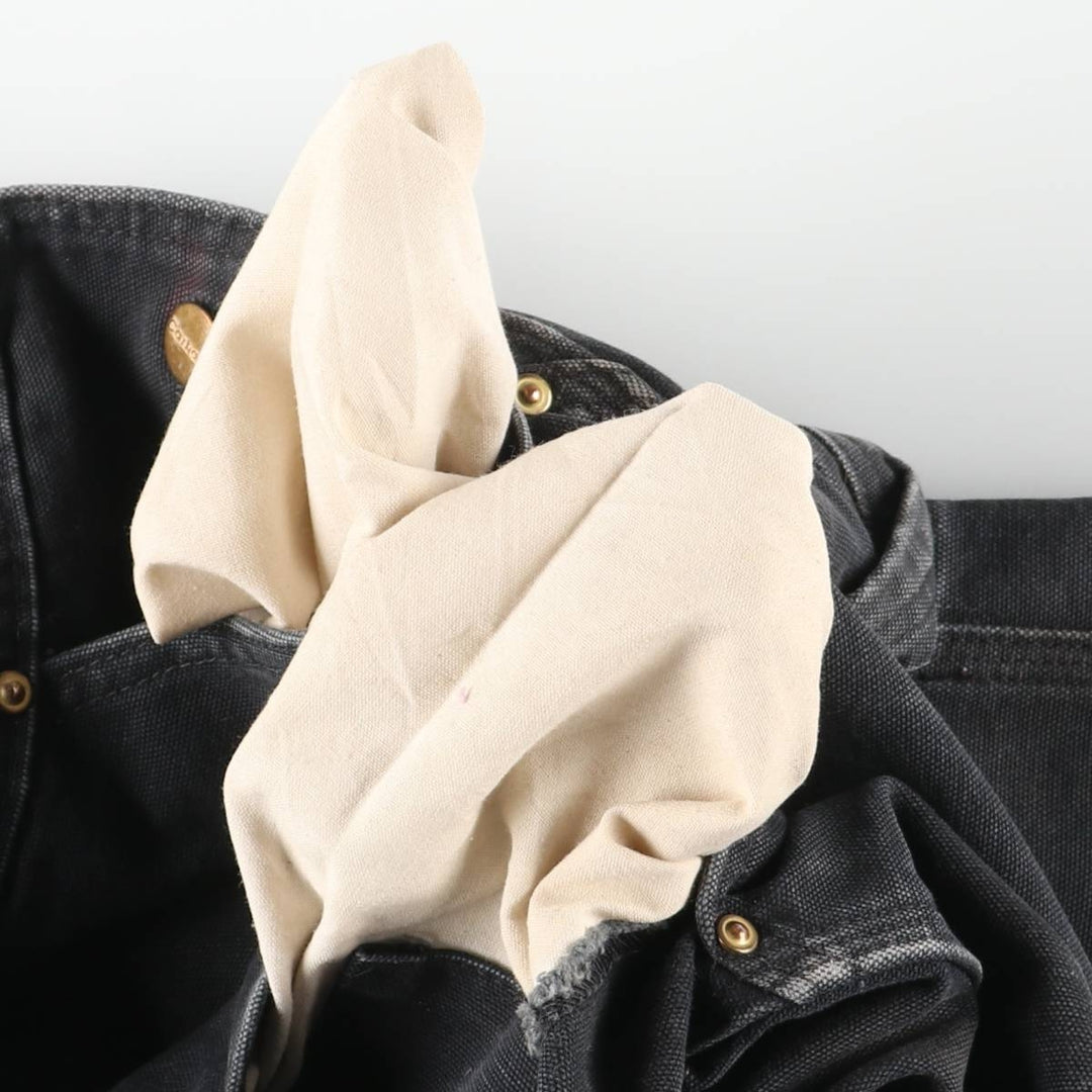 Carhartt Double Knee Duck Overalls for Men (W34 equivalent) unclear black type Vintage Second Hand