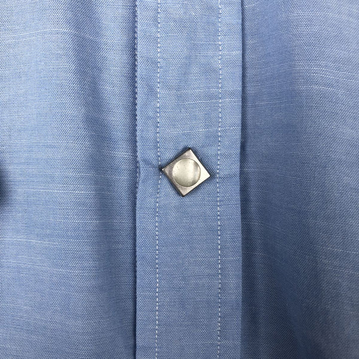 Ralph Lauren RL Western Long-Sleeve Western Shirt, Men's Size L (approx.) cotton blue type Vintage Second Hand