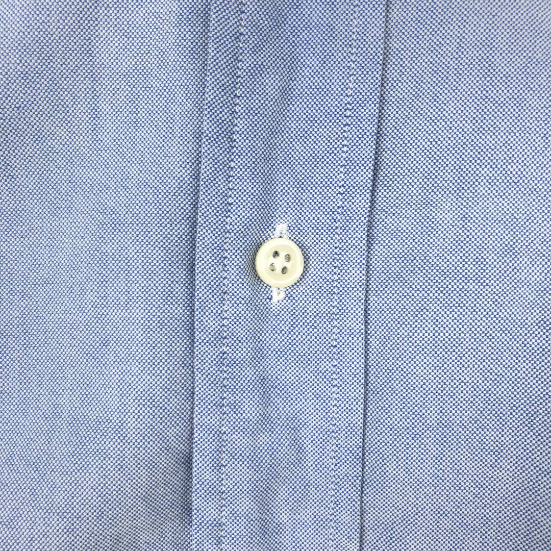 Ralph Lauren YORMOUTH Long-Sleeve Button-Down Shirt, Men's Size L (approx.) cotton blue type Vintage Second Hand