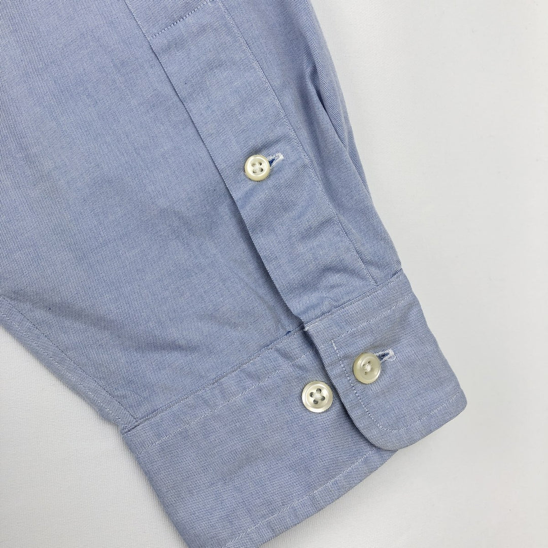 Ralph Lauren BLAKE long sleeve button down shirt, men's size L cotton blue type Vintage Second Hand