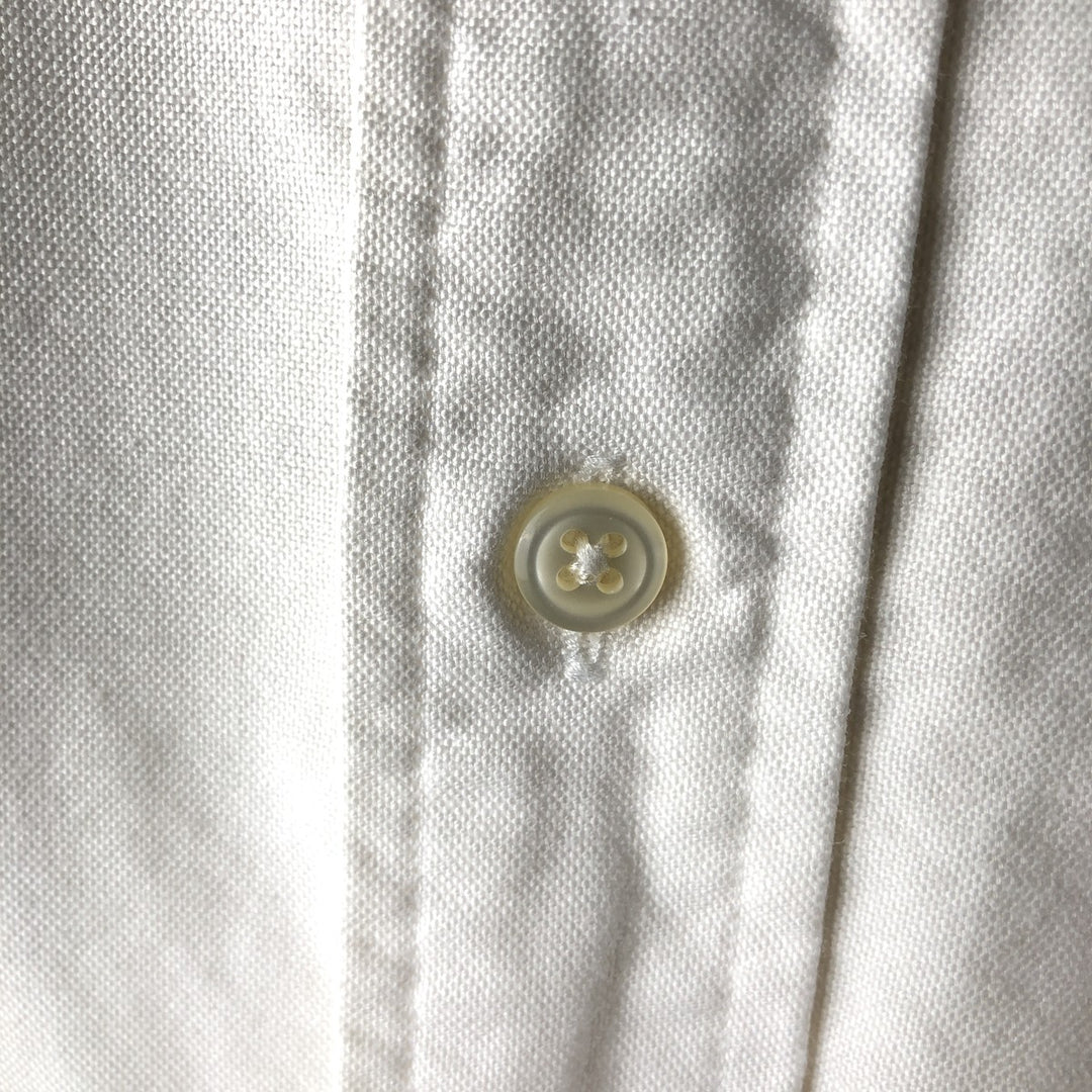 Ralph Lauren YARMOUTH long sleeve button down shirt, men's XL size cotton white type Vintage Second Hand