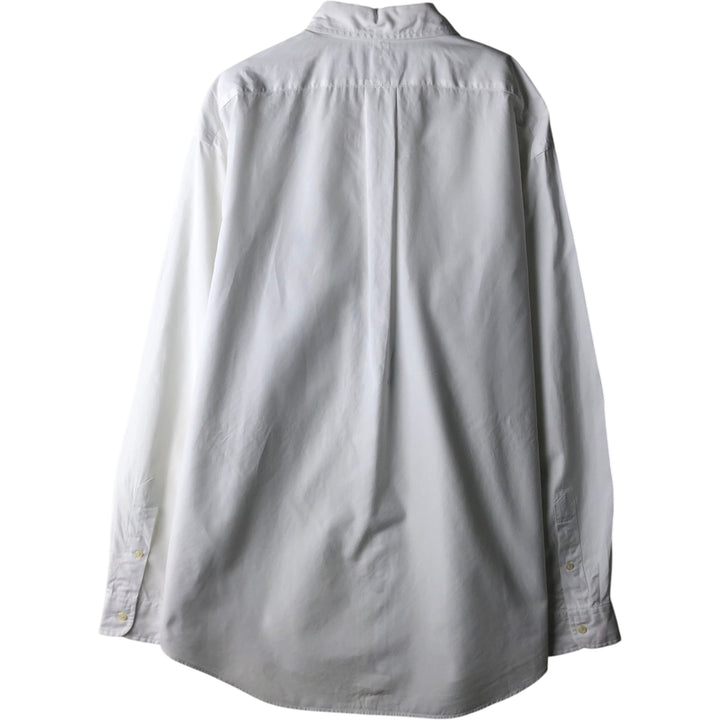 Ralph Lauren Classic Fit Long Sleeve Button Down Shirt Men's XL cotton white type Vintage Second Hand