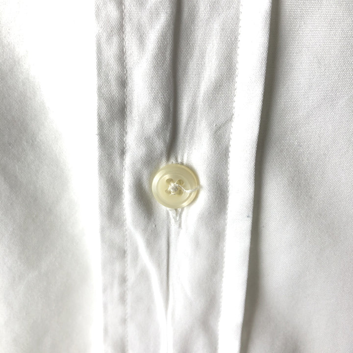 Ralph Lauren Classic Fit Long Sleeve Button Down Shirt Men's XL cotton white type Vintage Second Hand