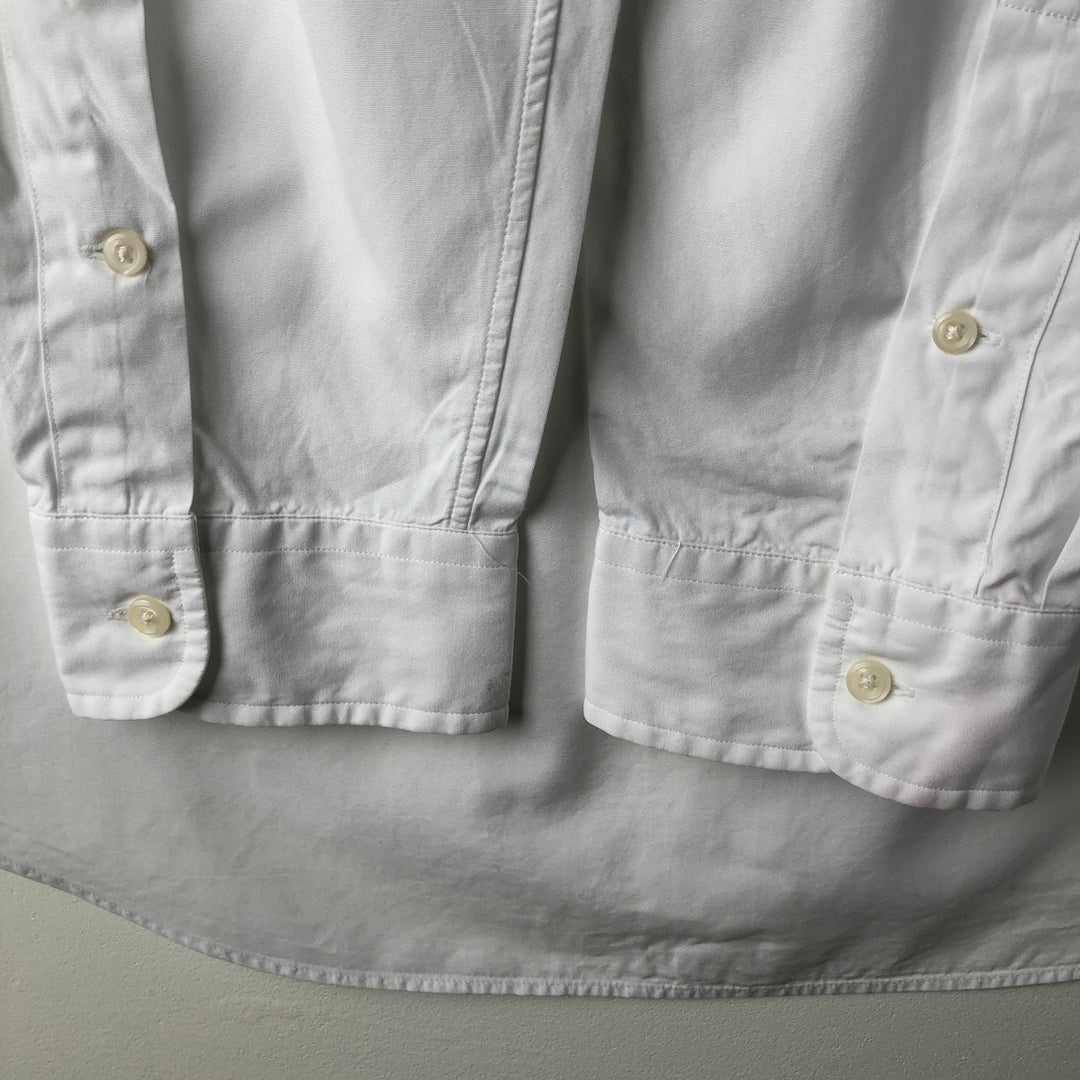Ralph Lauren Classic Fit Long Sleeve Button Down Shirt Men's XL cotton white type Vintage Second Hand