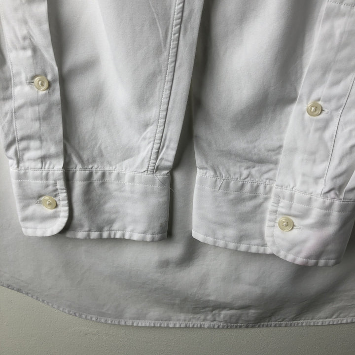 Ralph Lauren Classic Fit Long Sleeve Button Down Shirt Men's XL cotton white type Vintage Second Hand