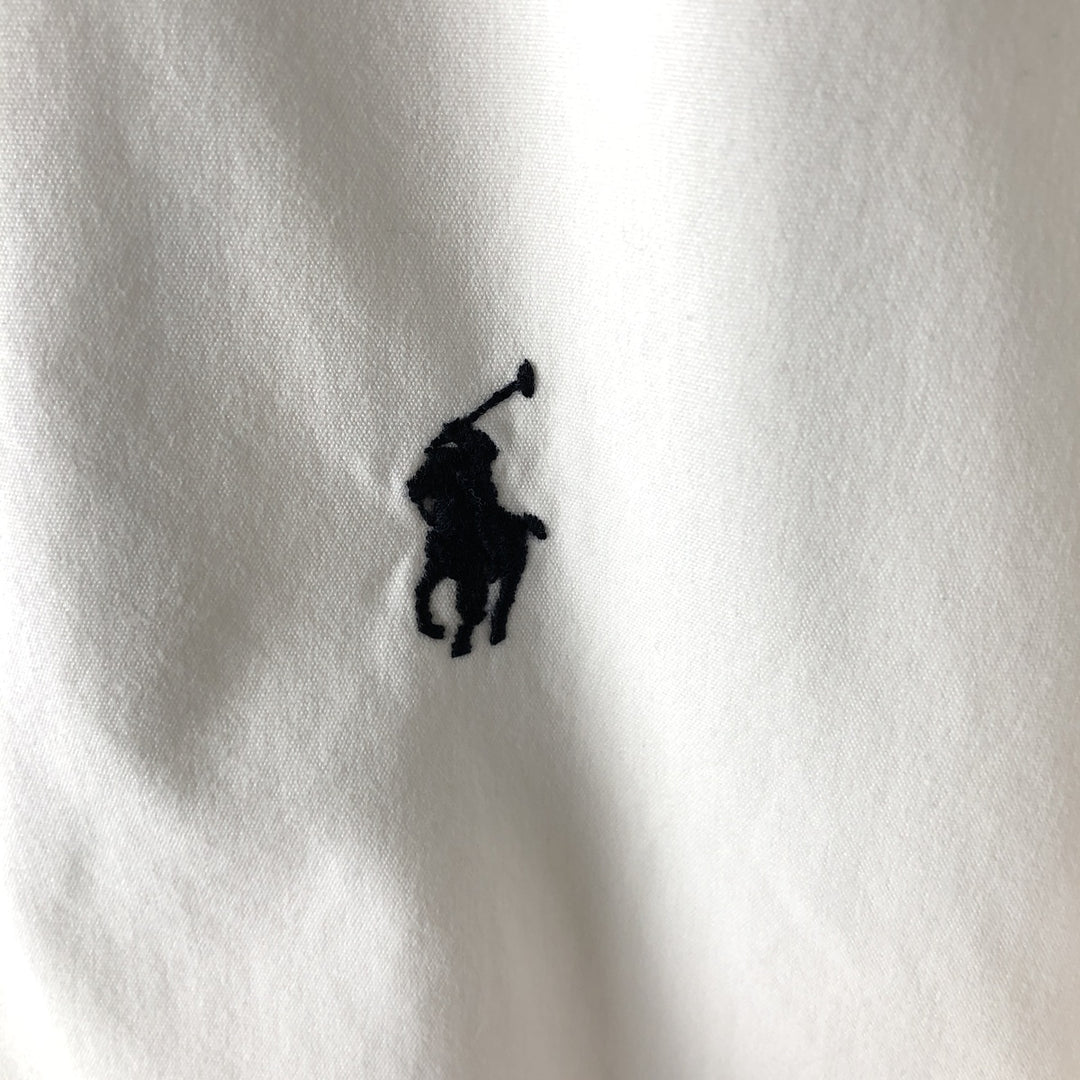 Ralph Lauren BLAKE long sleeve button down shirt, men's size L cotton white type Vintage Second Hand