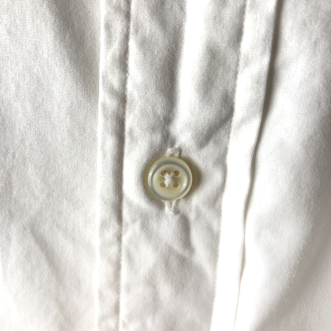 Ralph Lauren BLAKE long sleeve button down shirt, men's size L cotton white type Vintage Second Hand