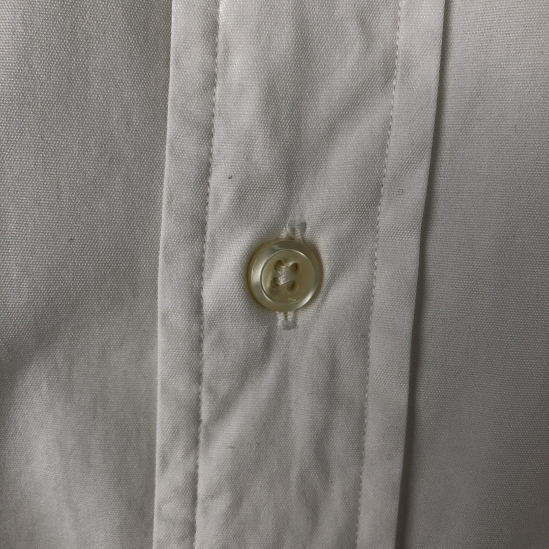 Ralph Lauren Classic Fit Long Sleeve Button Down Shirt Men's XL cotton white type Vintage Second Hand