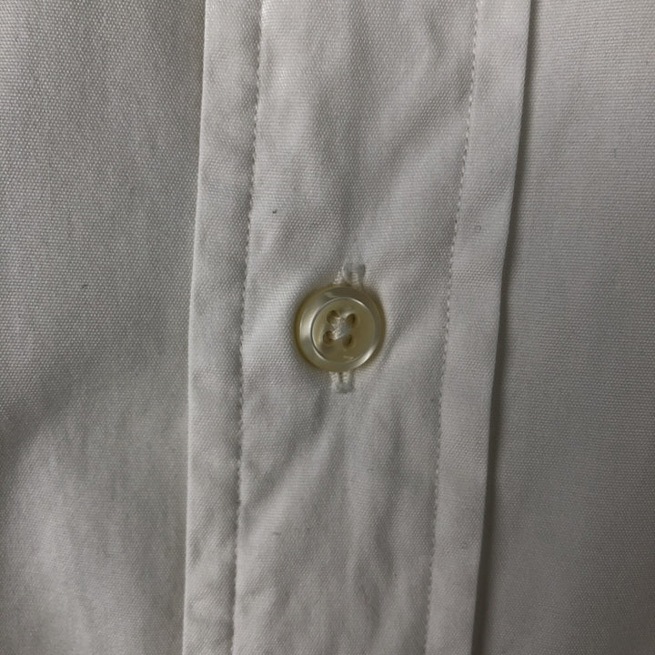 Ralph Lauren Classic Fit Long Sleeve Button Down Shirt Men's XL cotton white type Vintage Second Hand