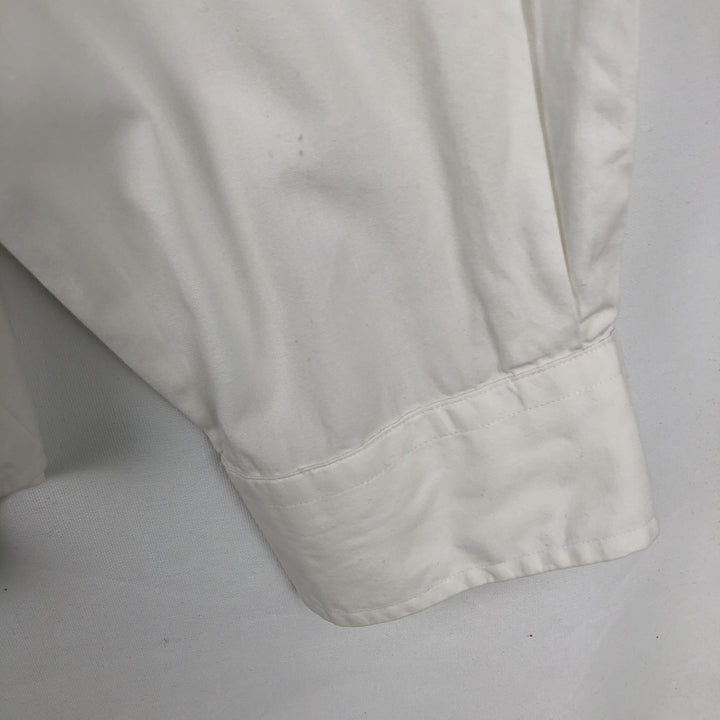 Ralph Lauren Classic Fit Long Sleeve Button Down Shirt Men's XL cotton white type Vintage Second Hand