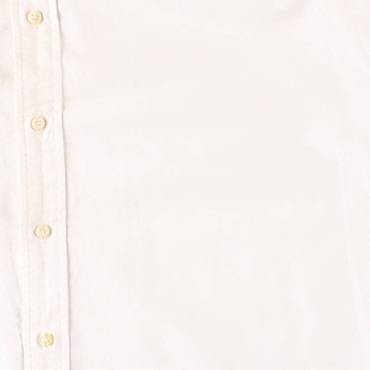Ralph Lauren long sleeve button down shirt, men's size M cotton white type Vintage Second Hand