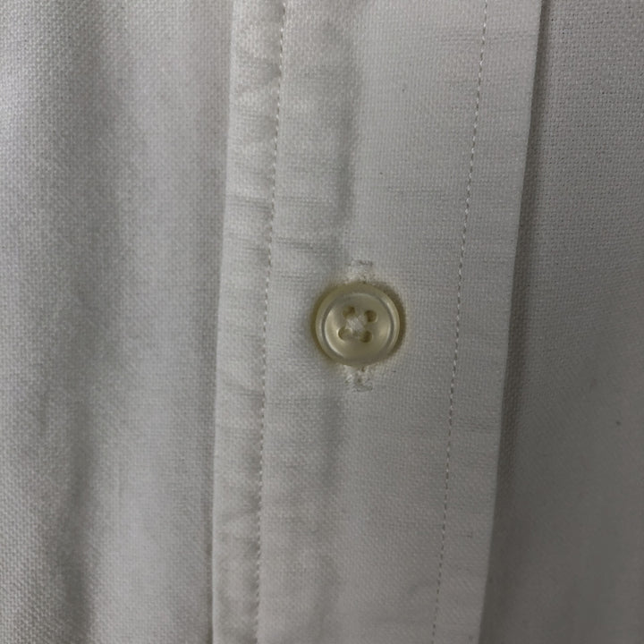 Ralph Lauren Classic Fit Long Sleeve Button Down Shirt, Men's Size L cotton white type Vintage Second Hand