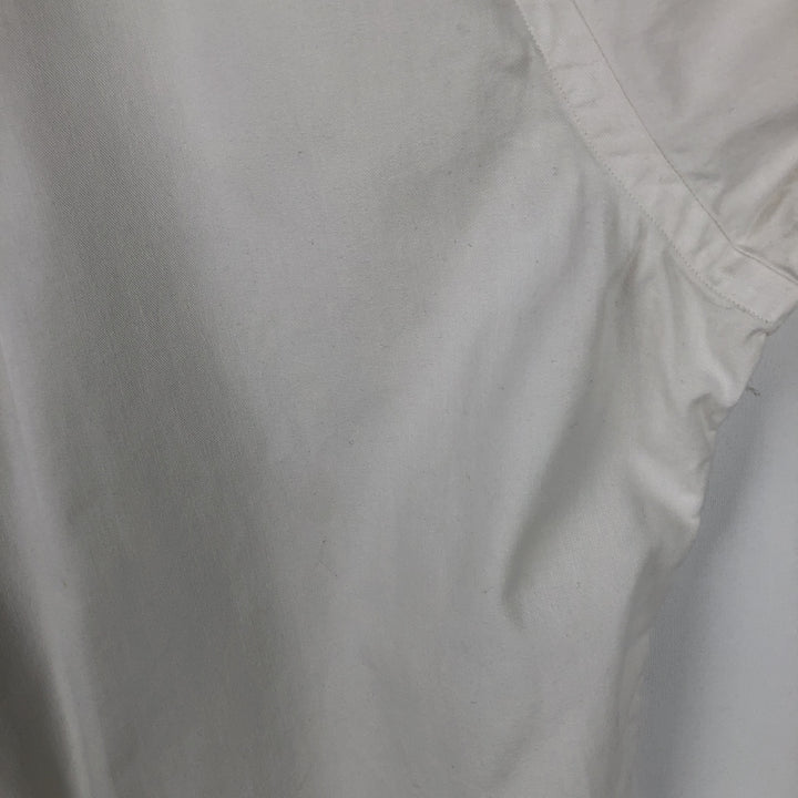 Ralph Lauren long sleeve button down shirt, men's size L cotton white type Vintage Second Hand