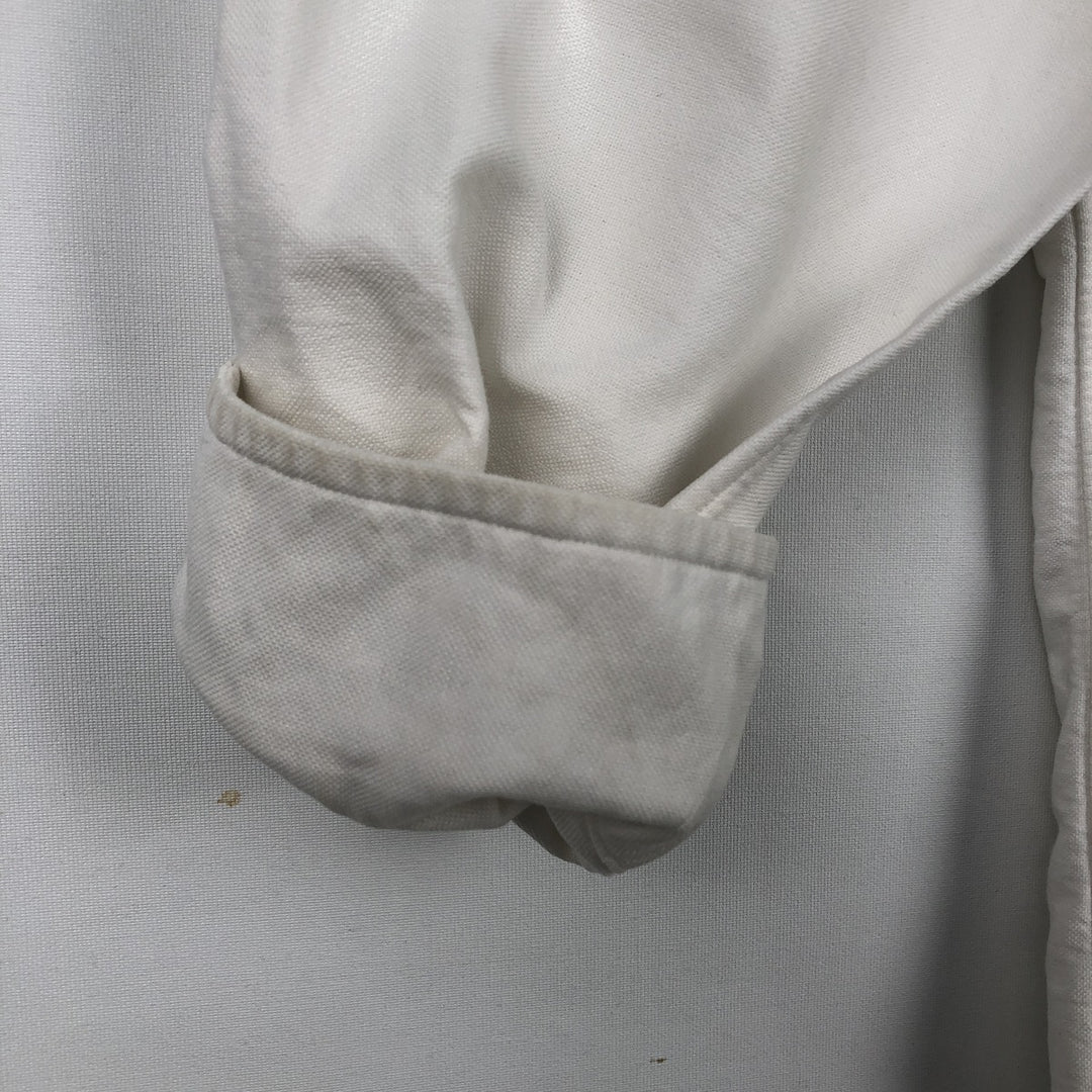 Ralph Lauren long sleeve button down shirt, men's size M cotton white type Vintage Second Hand