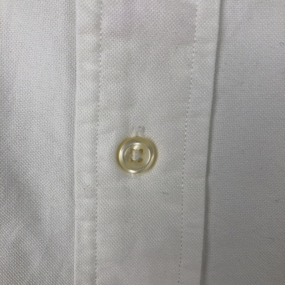 Ralph Lauren Classic Fit Long Sleeve Button Down Shirt Men's XL cotton white type Vintage Second Hand