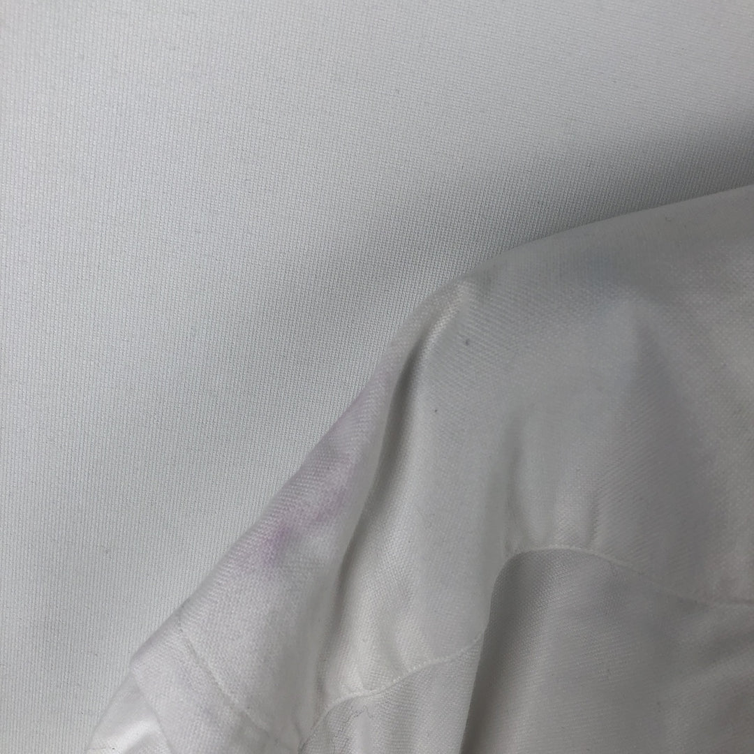 Ralph Lauren Classic Fit Long Sleeve Button Down Shirt Men's XL cotton white type Vintage Second Hand
