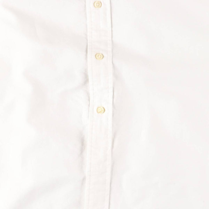 Ralph Lauren YARMOUTH long sleeve button down shirt, men's size L cotton white type Vintage Second Hand