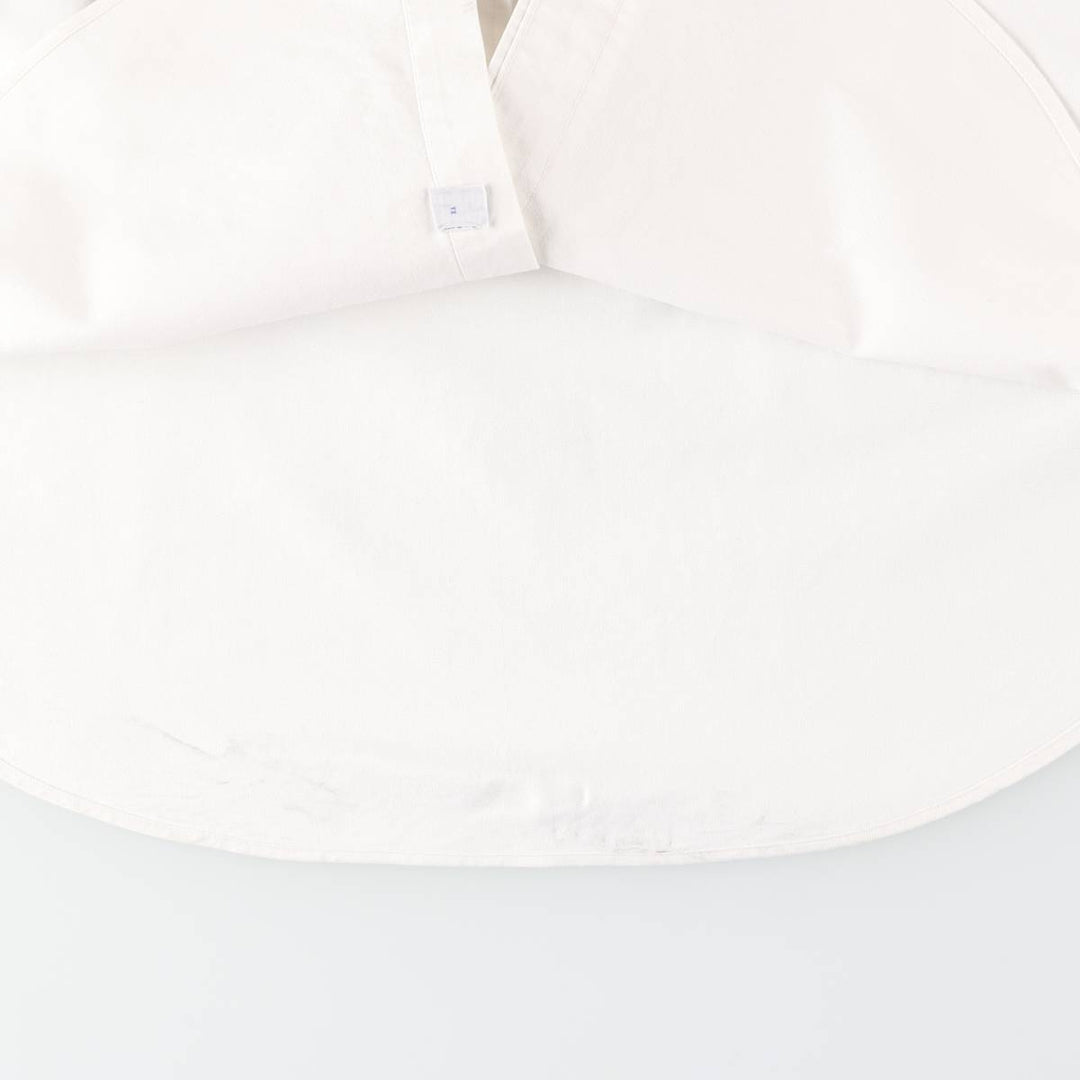 Ralph Lauren YARMOUTH long sleeve button down shirt, men's size L cotton white type Vintage Second Hand