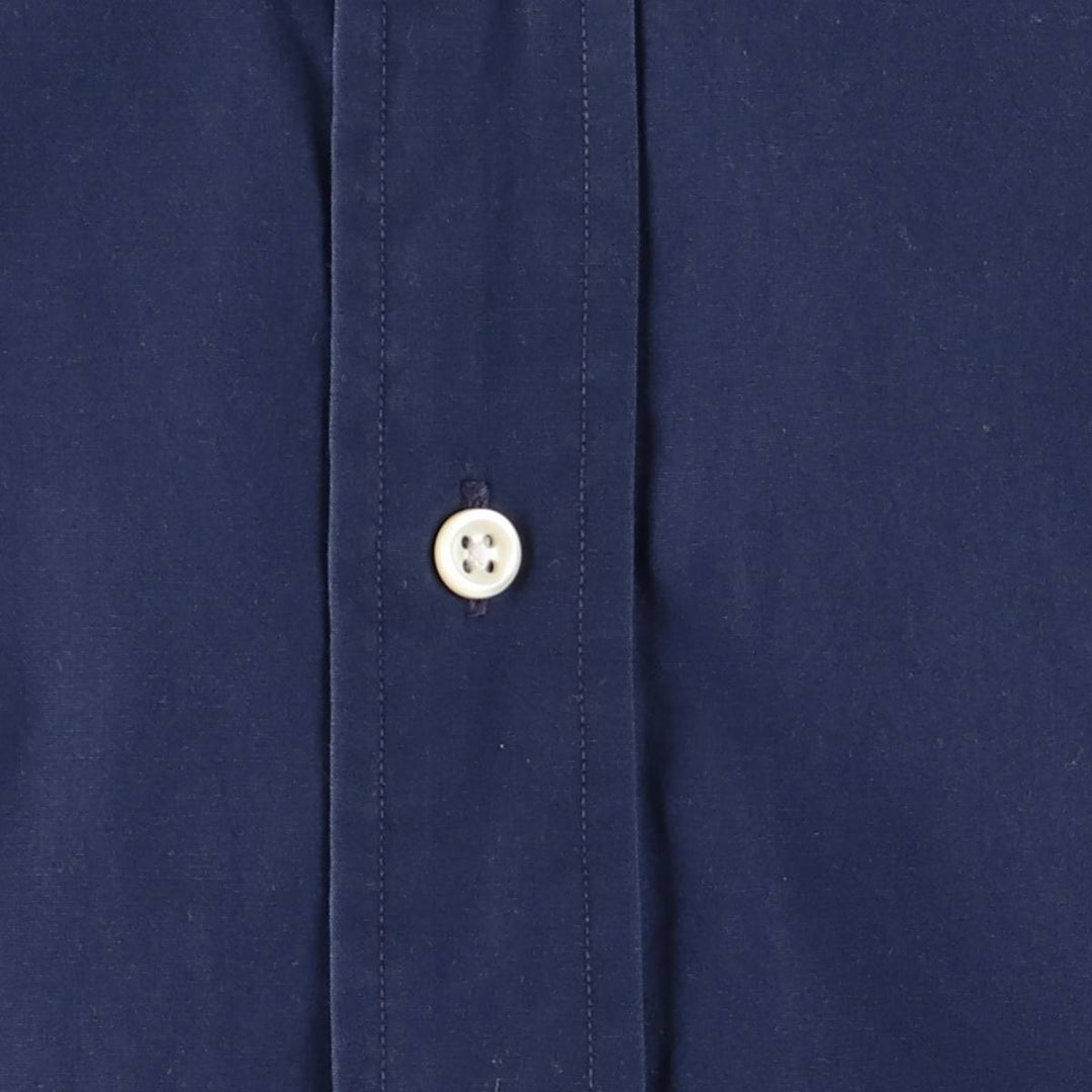 Ralph Lauren BLAKE long sleeve button down shirt, men's XL size cotton navy blue type Vintage Second Hand