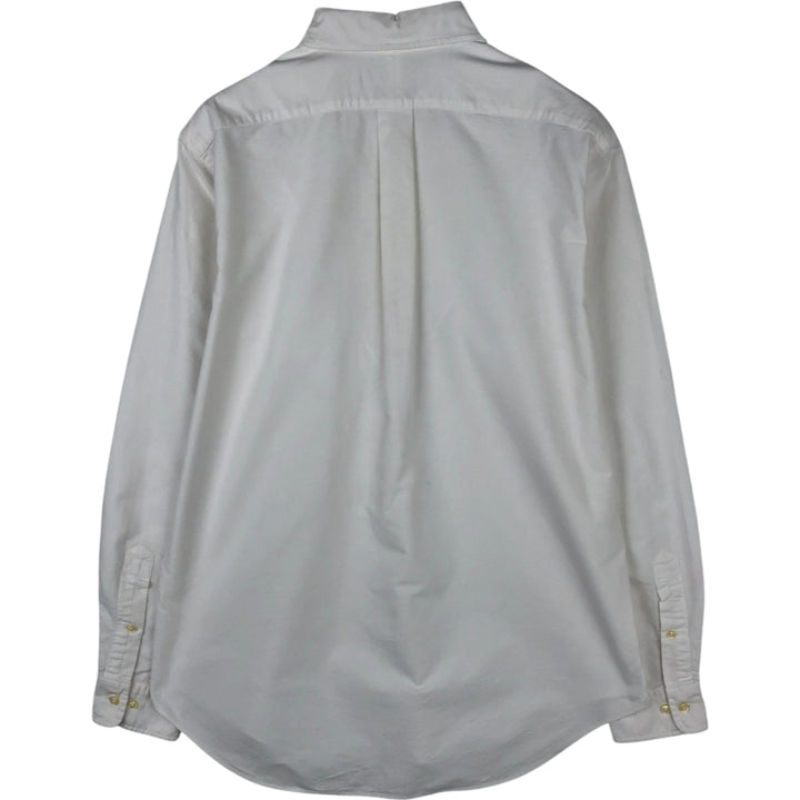 Ralph Lauren Classic Fit long sleeve button down shirt, men's size M cotton white type Vintage Second Hand