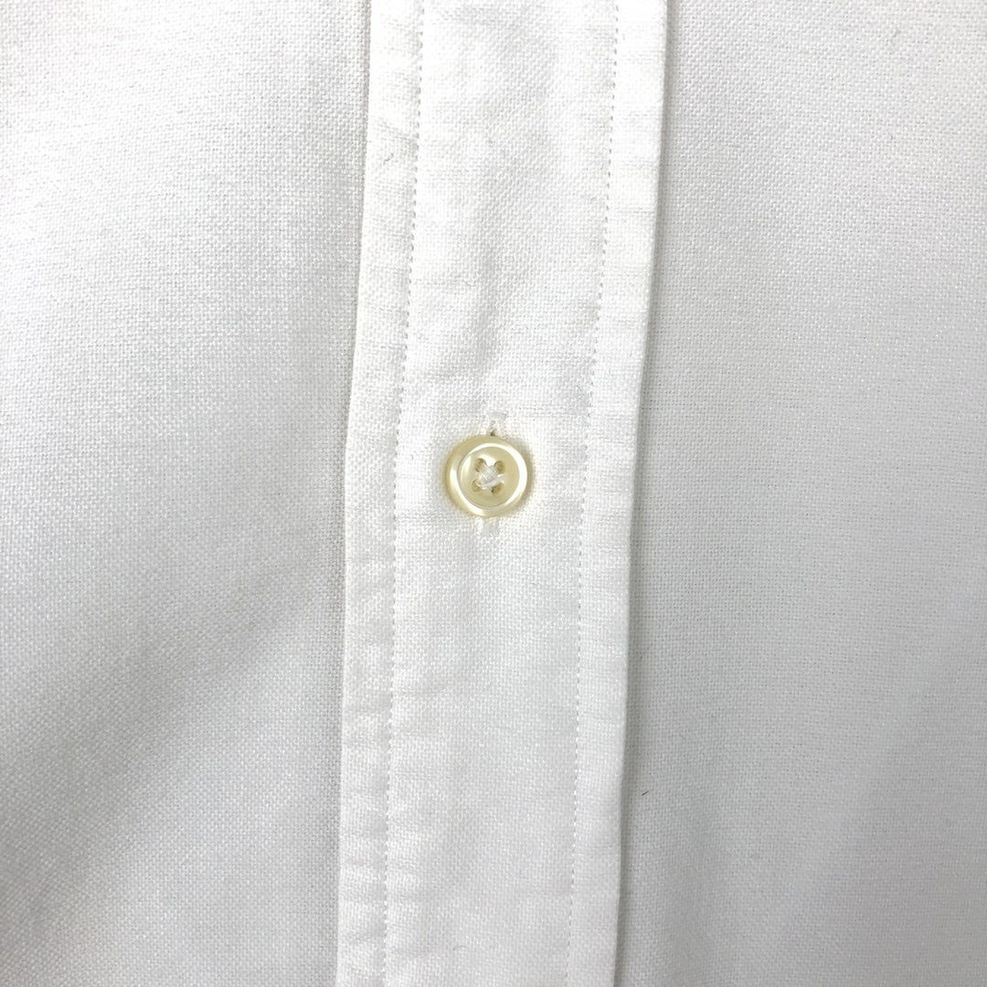 Ralph Lauren Classic Fit long sleeve button down shirt, men's size M cotton white type Vintage Second Hand