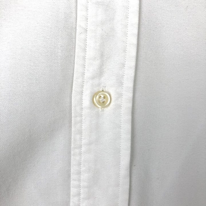 Ralph Lauren Classic Fit long sleeve button down shirt, men's size M cotton white type Vintage Second Hand
