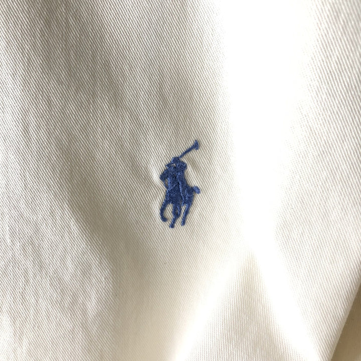 Ralph Lauren BLAIRE long sleeve button down shirt, men's XL size cotton Beige type Vintage Second Hand